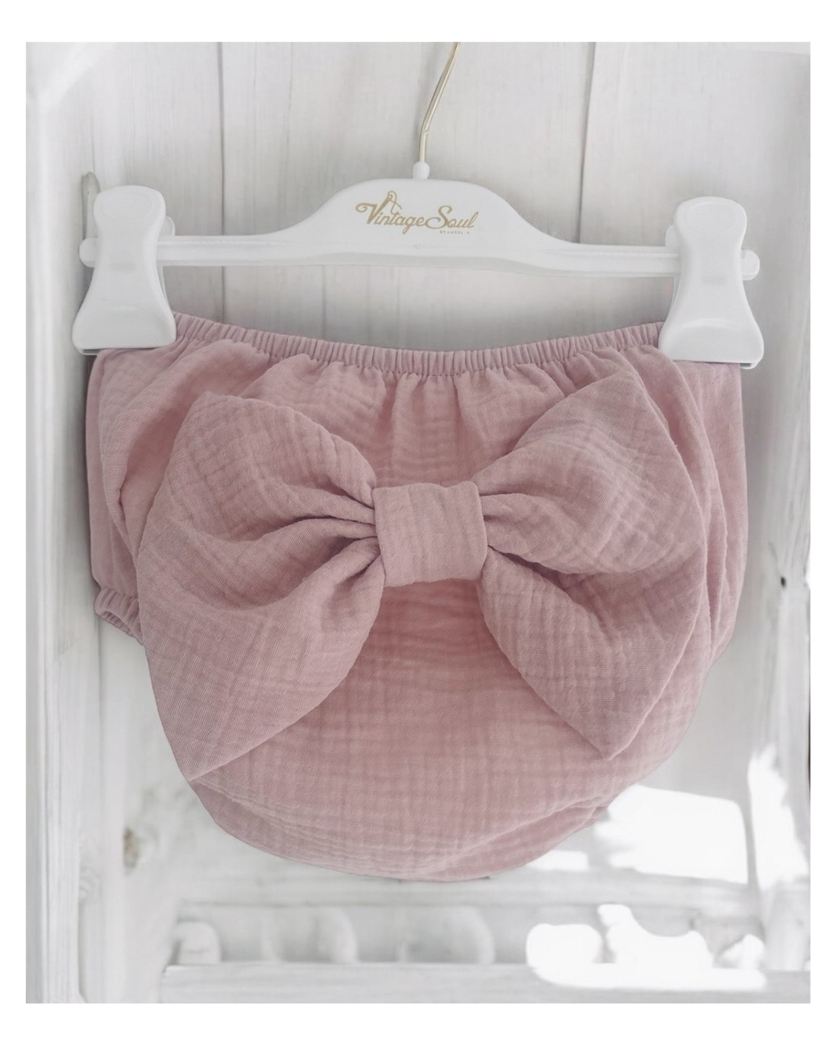 ΒΡΑΚΑΚΙ ΜΕ ΜΕΓΑΛΟ ΦΙΟΓΚΟ DUSTY PINK