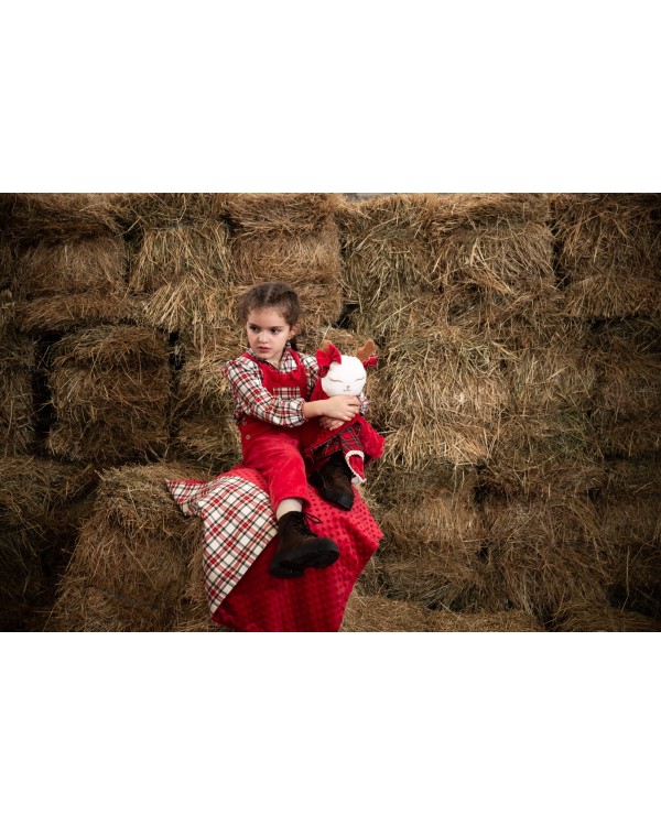 ΠΟΥΚΑΜΙΣΑ COUNTRY FOX ΜΕ ΚΟΚΚΙΝΑ/ΕΚΡΟΥ ΚΑΡΟ ΣΤΟΙΧΕΙΑ