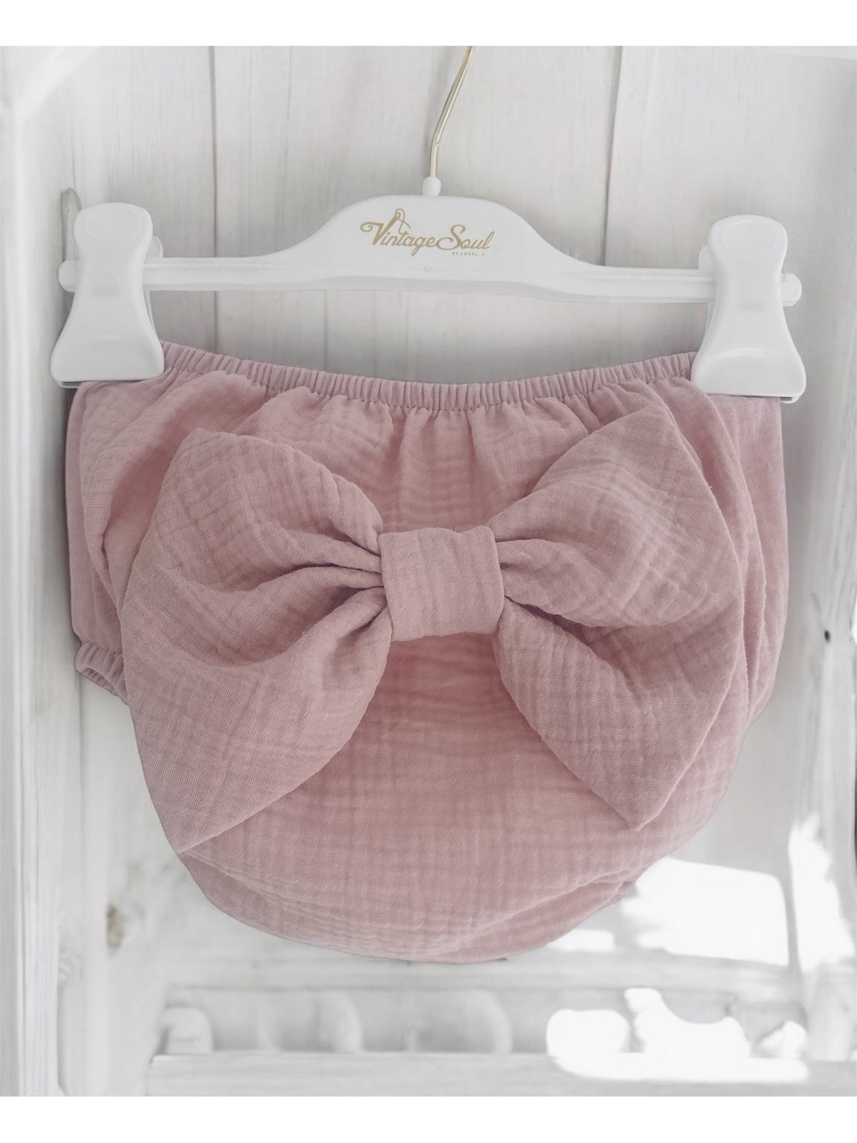 ΒΡΑΚΑΚΙ ΜΕ ΜΕΓΑΛΟ ΦΙΟΓΚΟ DUSTY PINK